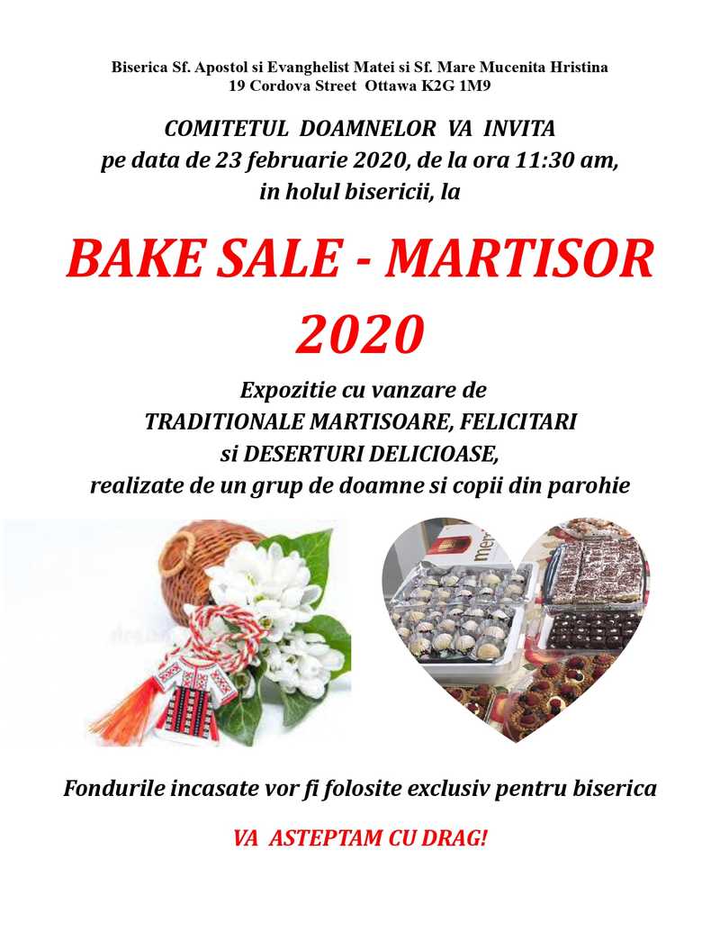 Bake Sale Martisor